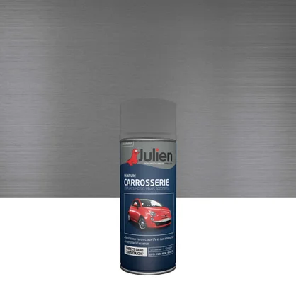 Bombe de peinture carrosserie JULIEN gris clair RAL 37065 satiné 400 ml