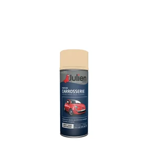 Bombe de peinture carrosserie JULIEN ivoire RAL 37125 satiné 400 ml