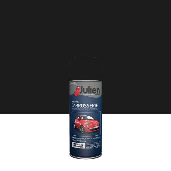 Bombe de peinture Carrosserie JULIEN noir nacre brillant 400 ml