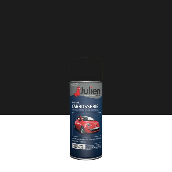 Bombe de peinture Carrosserie JULIEN noir obsidienne pearl brillant 400 ml