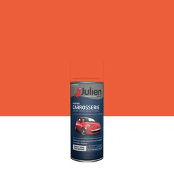 Bombe de peinture carrosserie JULIEN orange satiné 400 ml
