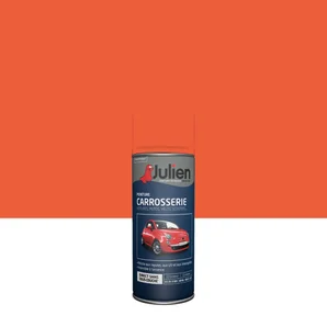 Bombe de peinture carrosserie JULIEN orange satiné 400 ml