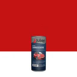 Bombe d'aérosol de peinture à carrosserie, JULIEN, 0.4 L rouge brillant