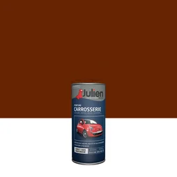 Bombe de peinture carrosserie JULIEN rouge bordeaux satiné 400 ml