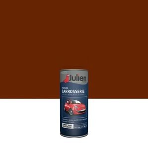 Bombe de peinture carrosserie JULIEN rouge bordeaux satiné 400 ml