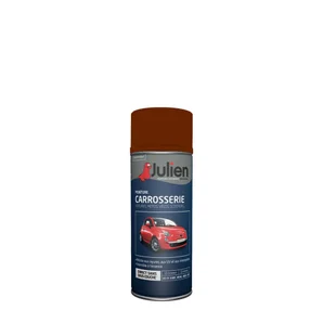 Bombe de peinture carrosserie JULIEN rouge bordeaux satiné 400 ml