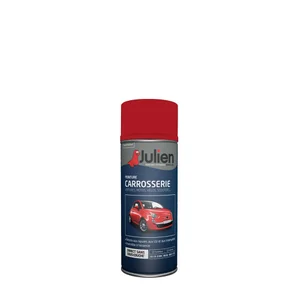 Bombe de peinture carrosserie JULIEN rouge diable satiné 400 ml