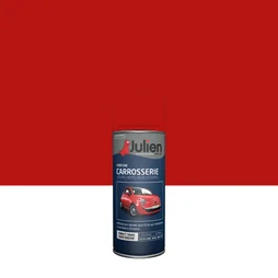 Bombe de peinture carrosserie JULIEN rouge vif satiné 400 ml