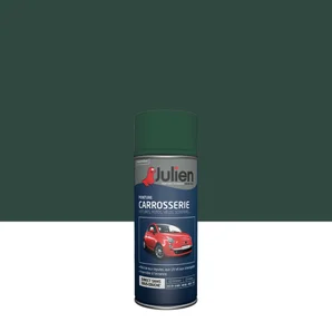 Bombe de peinture carrosserie JULIEN vert patrick RAL 37120 satiné 400 ml