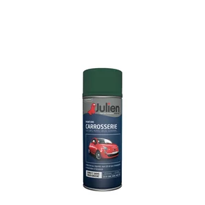 Bombe de peinture carrosserie JULIEN vert patrick RAL 37120 satiné 400 ml