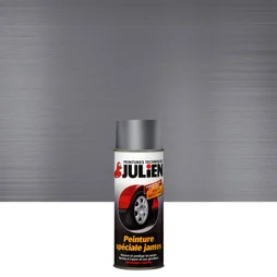 Bombe de peinture jantes JULIEN gris alu brillant 400 ml