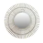 Miroir rond bamboo naturel diam. 30 cm