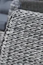 Salon bas de jardin resine tressee gris Bahamas DCB GARDEN, 7 personnes