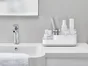 Porte-brosse à dents abs Easy store, blanc