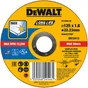 Disque a tronçonner pour inox, DEWALT DT43906, diam. 125 x 1.6 x 22 mm