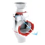 Siphon neo air lavabo zero fuite bruit odeur WIRQUIN diam. 32 mm