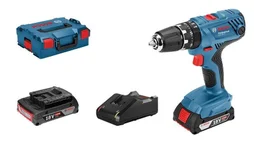 Perceuse a percussion sans fil BOSCH PROFESSIONAL,18V 2Ah,2 batteries GSB 18V-21