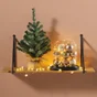 Mini sapin artificiel vert Imperial d26/h45cm 43 ptes douces sac jute