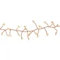 Guirlande lumineuse int boa avec etoiles 160 led blanc chaud a piles cable cuivre 2m