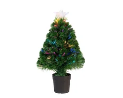Mini sapin fibre optique 90 cm