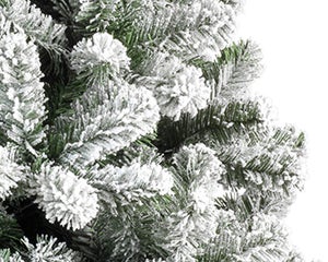Sapin artificiel enneige Imperial 120/d81 220 pte douce pied metal d35
