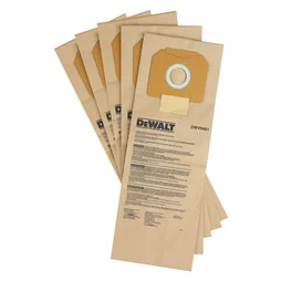 Lot de 5 sacs à poussière en papier DEWALT DWV9401-XJ pour aspirateur
