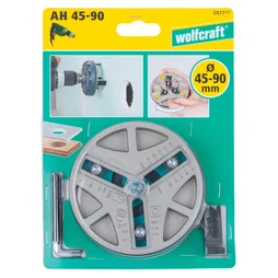 Scie cloche réglable wolfcraft diamètre 45,50,55,60,65,70,75,80,85,90 mm