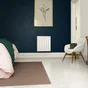 Radiateur électrique connecté à inertie fluide 500 W SAUTER Ipala horizontal blanc