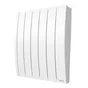 Radiateur électrique horizontal connecté à inertie fluide, SAUTER, blanc, 1000 W