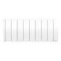 Radiateur électrique connecté à inertie fluide Ipala plinthe, SAUTER, 1000 W blanc