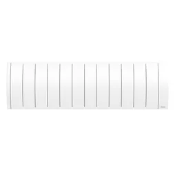 Radiateur électrique connecté à inertie fluide Ipala plinthe, SAUTER, 1400 W blanc