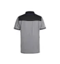 Polo horten noir/gris chine XL