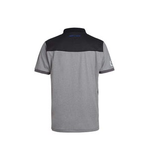 Polo horten noir/gris chine XL