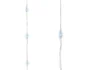 Guirlande int microled 180l blanc froid 895cm cable argent 5m