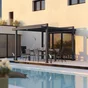 Pergola autoportante NATERIAL Odyssea / persea aluminium gris anthracite, 9.25 m²