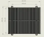 Pergola autoportante NATERIAL Odyssea / persea aluminium gris anthracite, 9.25 m²