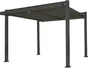 Pergola autoportante NATERIAL Odyssea / persea aluminium gris anthracite, 9.25 m²