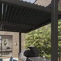 Pergola autoportante NATERIAL Odyssea / persea aluminium gris anthracite, 9.25 m²