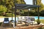 Pergola autoportante NATERIAL Odyssea / persea aluminium gris anthracite, 9.25 m²