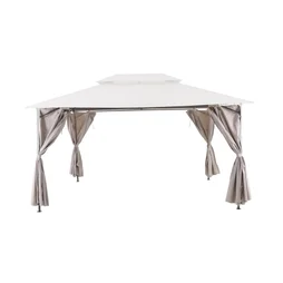 Store polyester Oxis taupe l.188 x L.324 cm