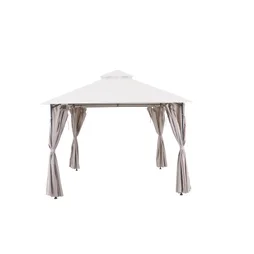 Store polyester Oxis taupe l.300 x L.300 cm
