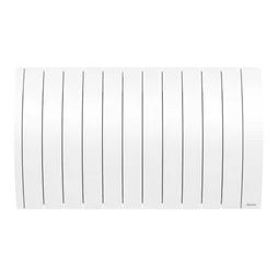 Radiateur électrique horizontal connecté à inertie fluide, SAUTER, blanc, 2000 W
