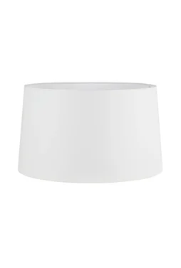 Abat-jour Faaa H.26 cm, diam.45 cm coton, blanc COREP