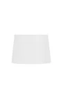 Abat-jour Faaa H.14 cm, diam.20 cm coton, blanc COREP