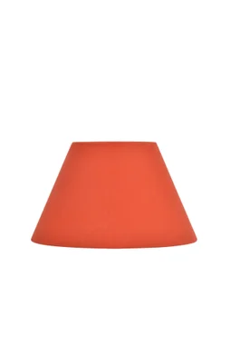 Abat-jour Fe Hauteur 14 cm, Diamètre 22 cm coton, tomette COREP