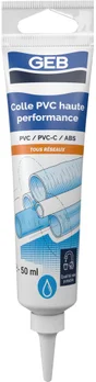 Colle pvc haute performance 50 ml GEB  tube 50 ml