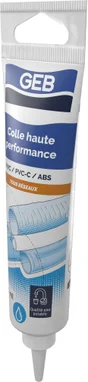 Colle pvc haute performance 50 ml GEB  tube 50 ml