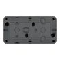 Double prise avec terre saillie Mureva Styl, SCHNEIDER ELECTRIC, anthracite