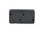 Double prise avec terre saillie Mureva Styl, SCHNEIDER ELECTRIC, anthracite