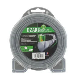 Coque fil en nylon ondulé rond, OZAKI ENERGY LINE, L.15 m, diam. 2 mm